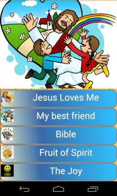 KidsChristianSongs android App screenshot 6